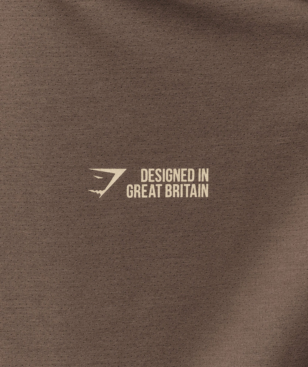 Hybrid T-Shirt - Soft Brown — imagem 7