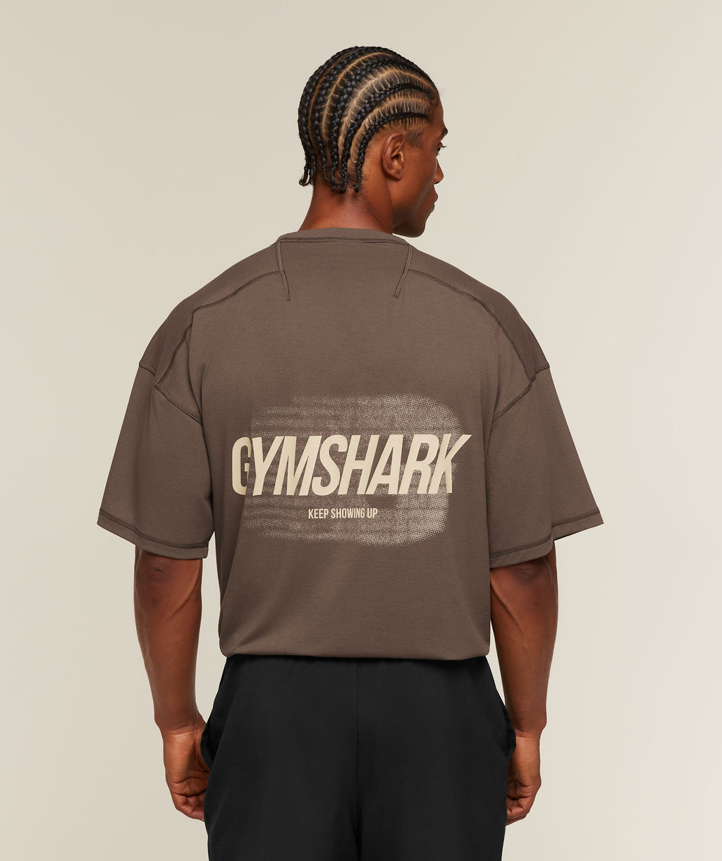 Hybrid T-Shirt - Soft Brown — imagem 1