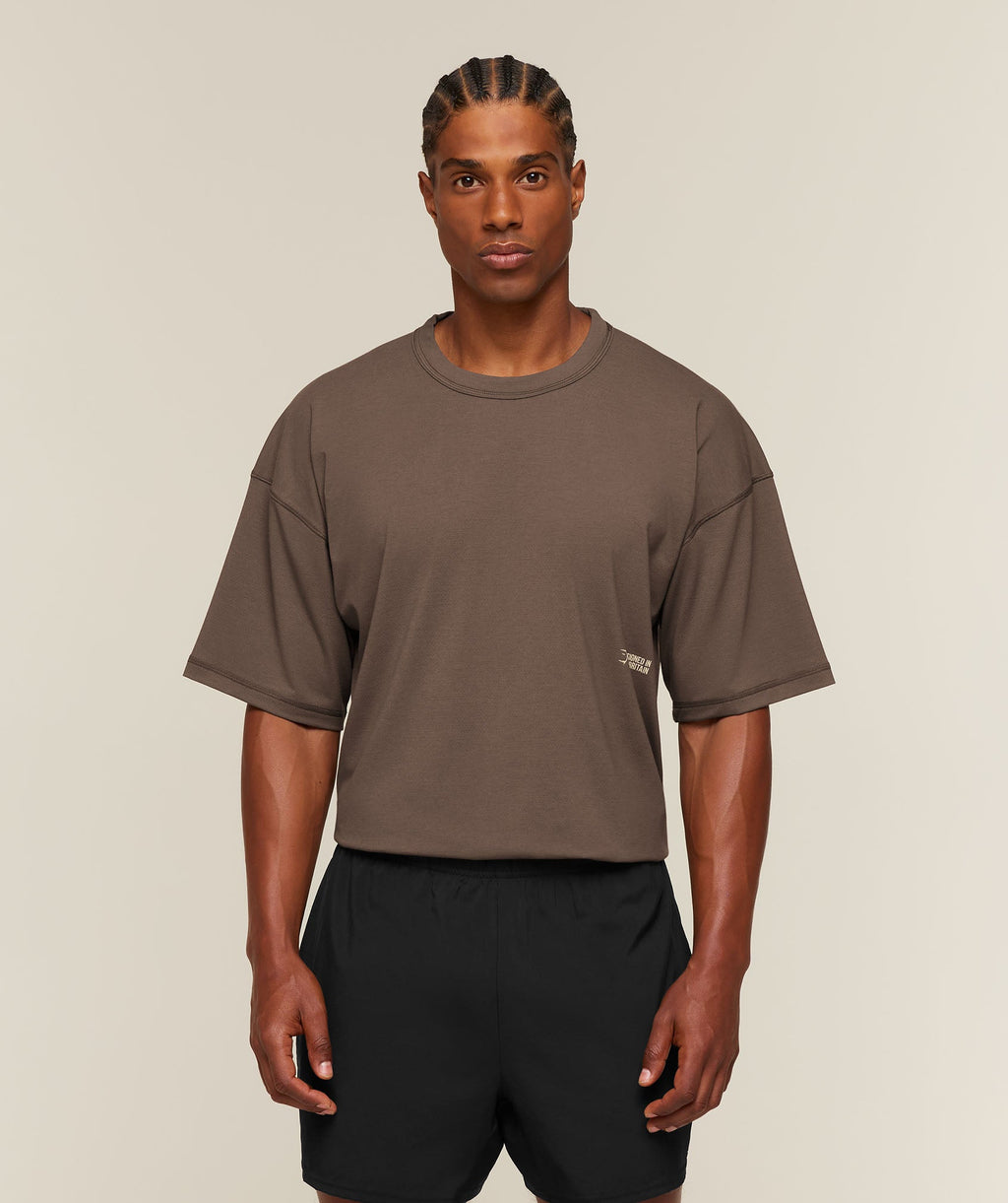 Hybrid T-Shirt - Soft Brown — imagem 2