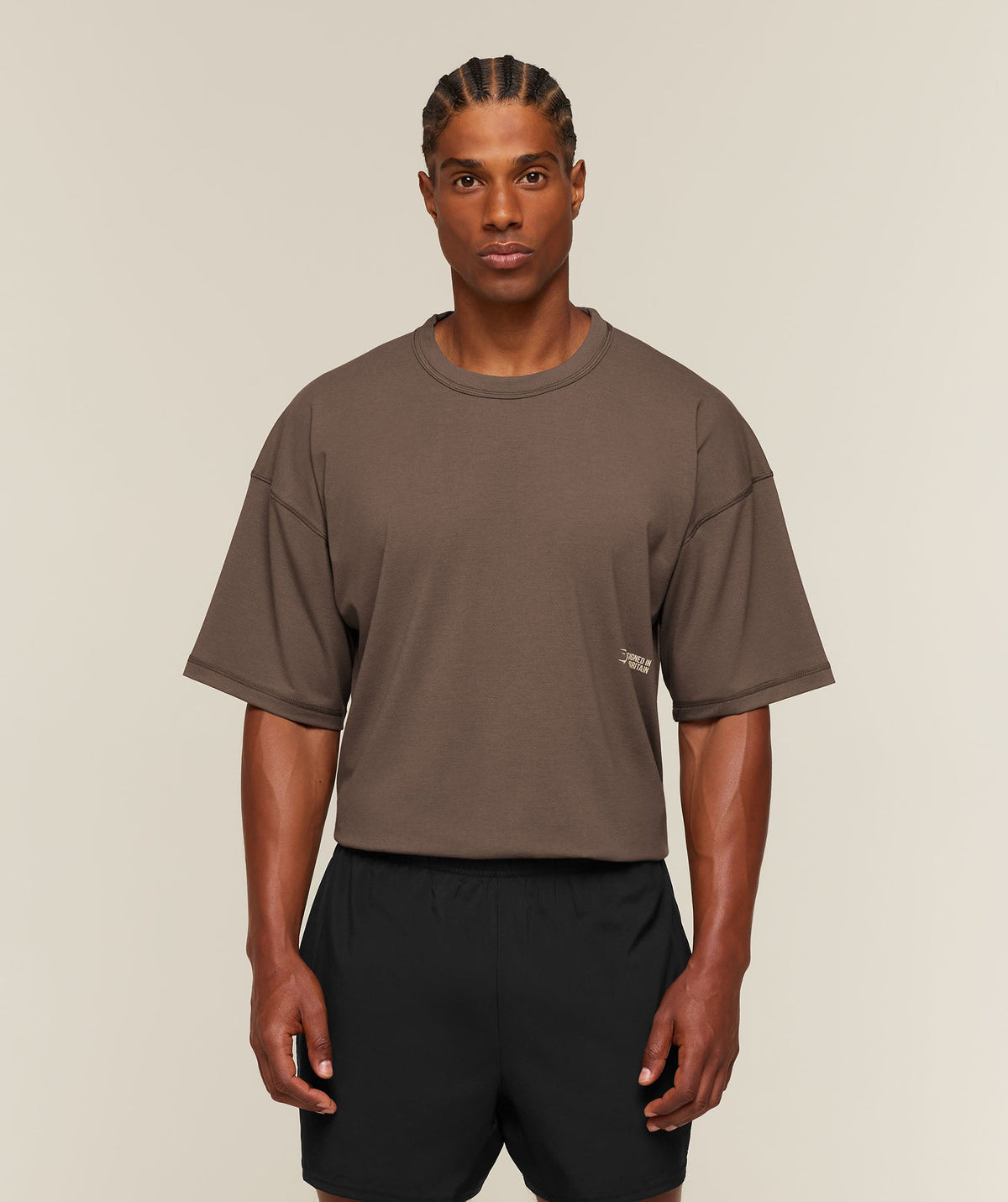 Hybrid T-Shirt - Soft Brown — imagem 2