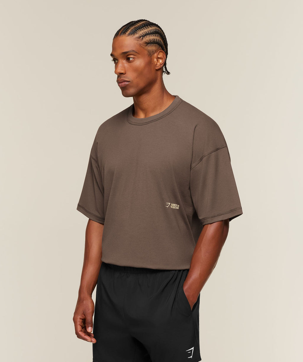 Hybrid T-Shirt - Soft Brown — imagem 4