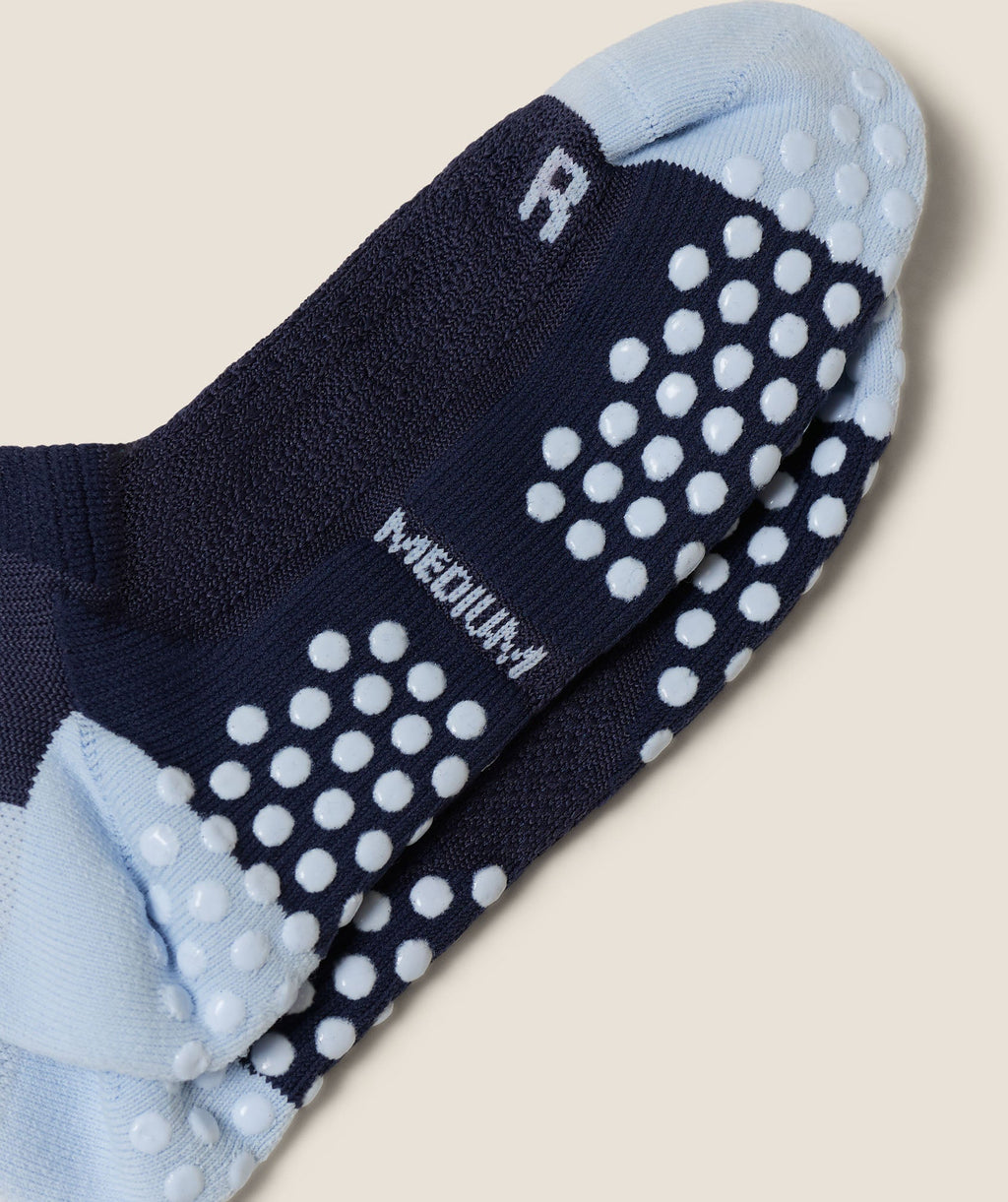 Hybrid Training Grip Socks Single - Heavy Blue/Tranquil Blue — imagem 3