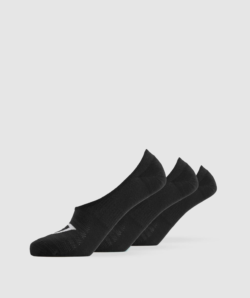 No Show Socks 3pk - Black — imagem 1