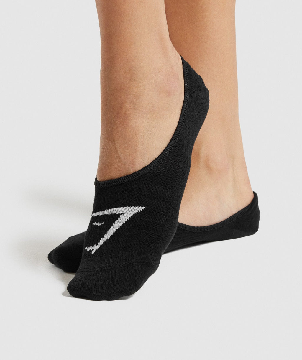 No Show Socks 3pk - Black — imagem 3