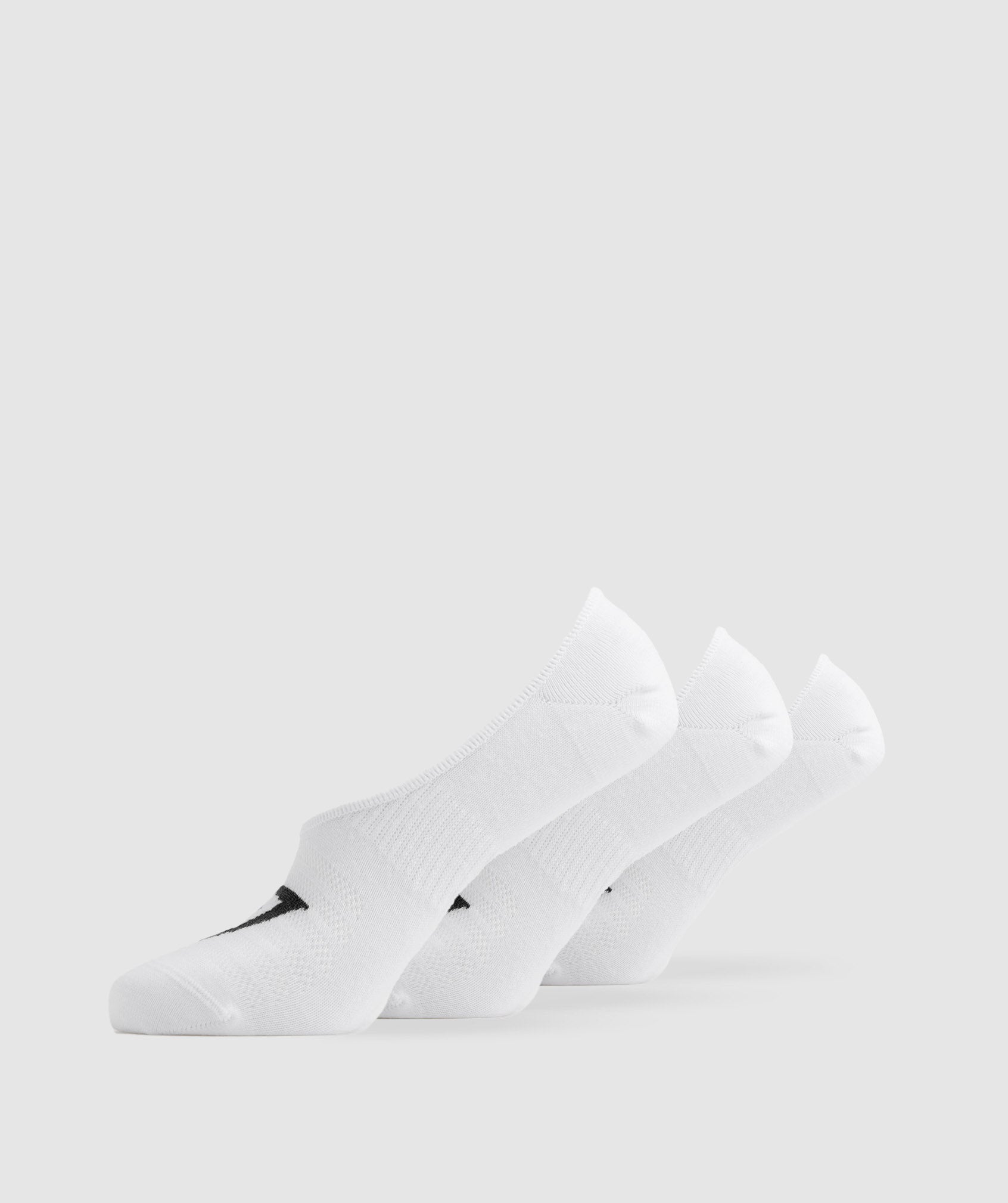 No Show Socks 3pk - White — imagem 1