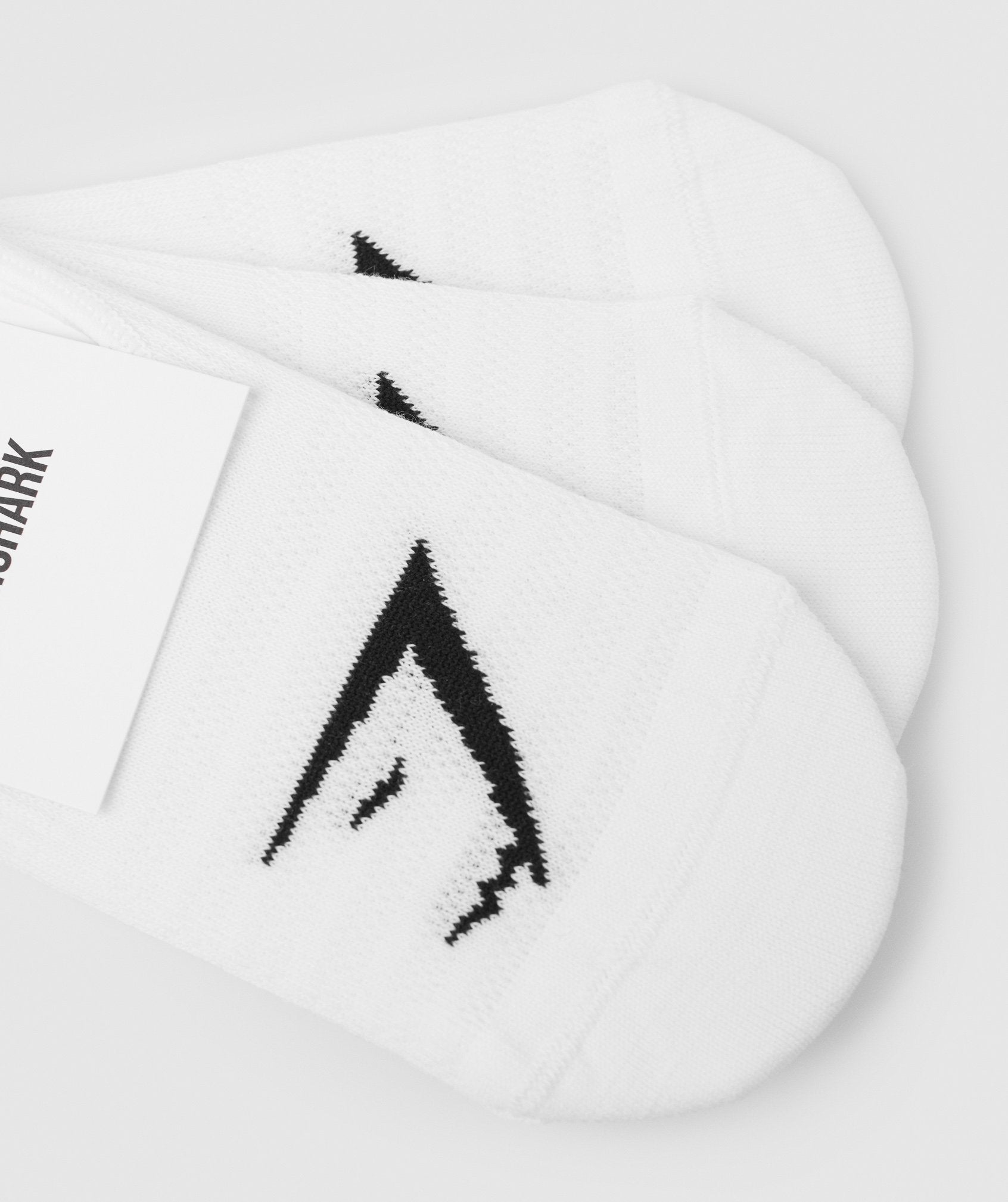 No Show Socks 3pk - White — imagem 3