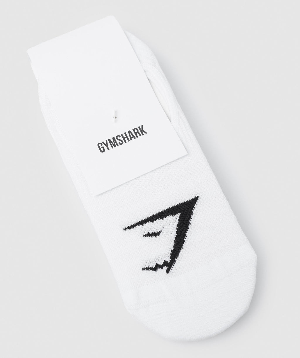 No Show Socks 3pk - White — imagem 6