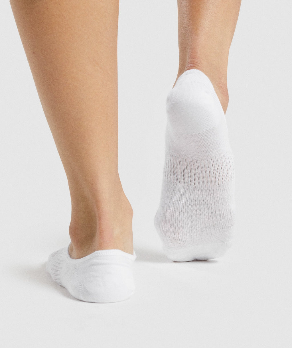 No Show Socks 3pk - White — imagem 7
