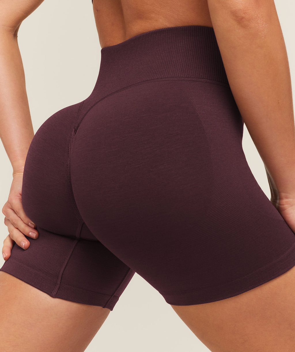 Relay Seamless High-Rise Shorts - Cherry Purple — imagem 4