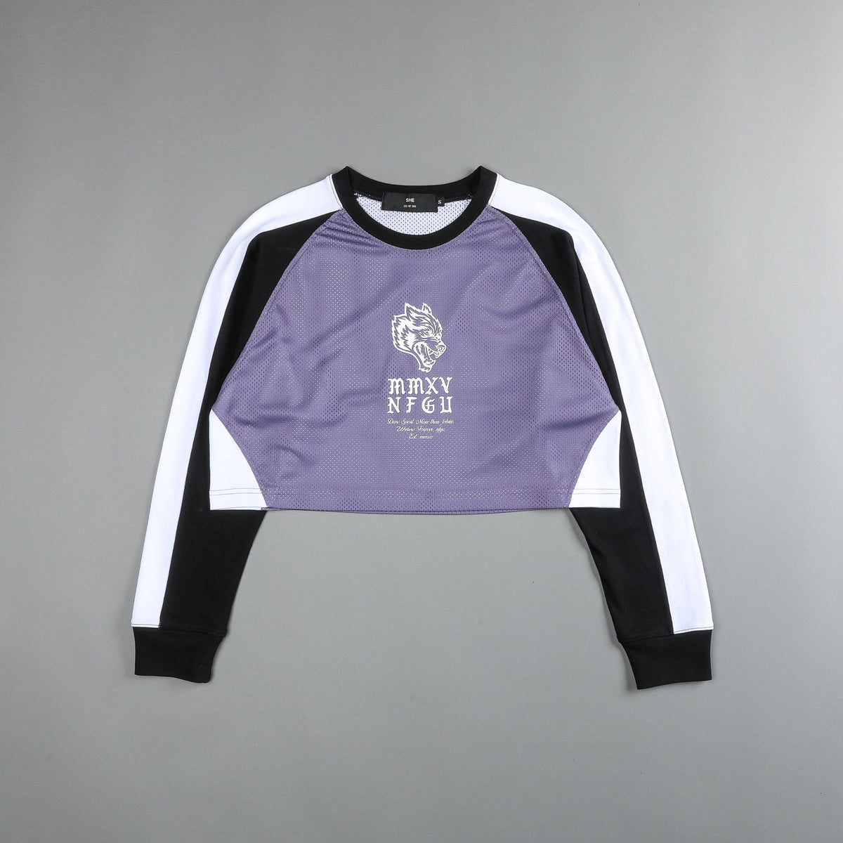 She Mori MMXV (Cropped) Racing Jersey in Vintage Plum/White - imagem 3
