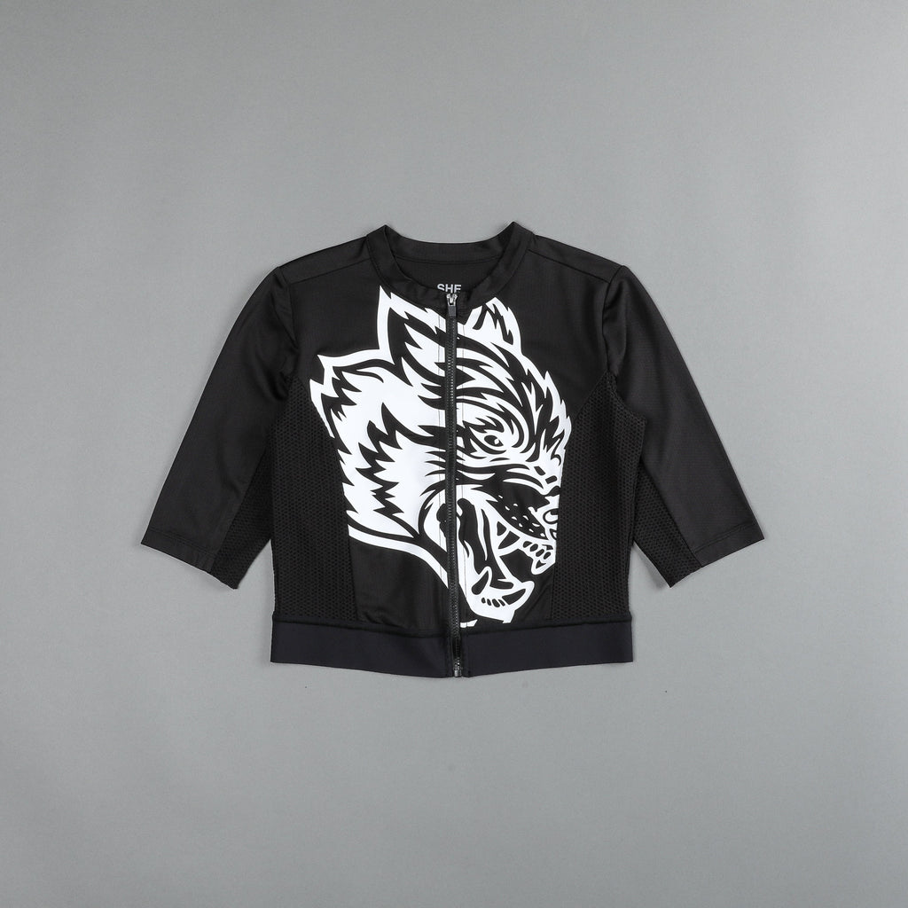 Big Wolf She Cycling Jersey in Black
