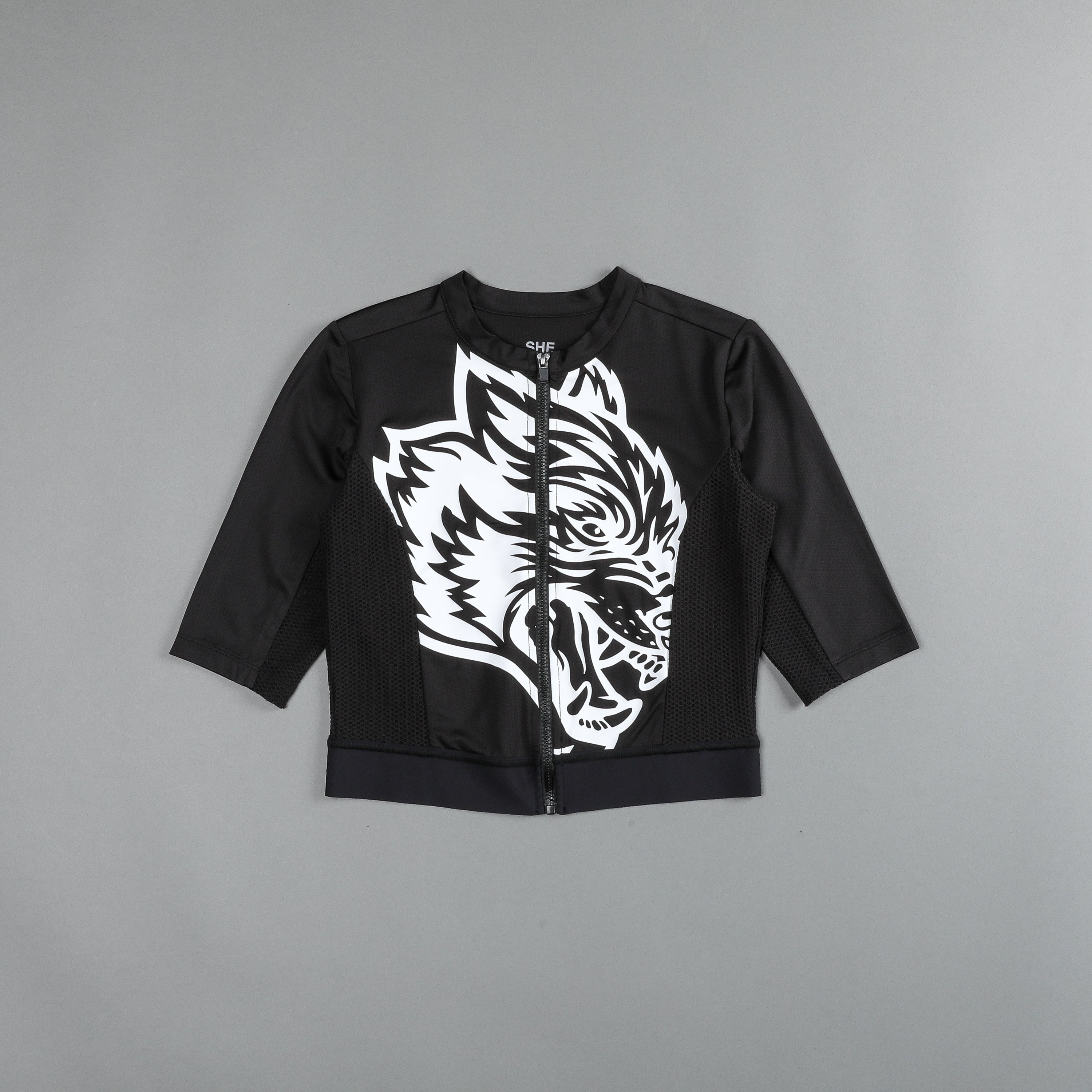 Big Wolf She Cycling Jersey in Black