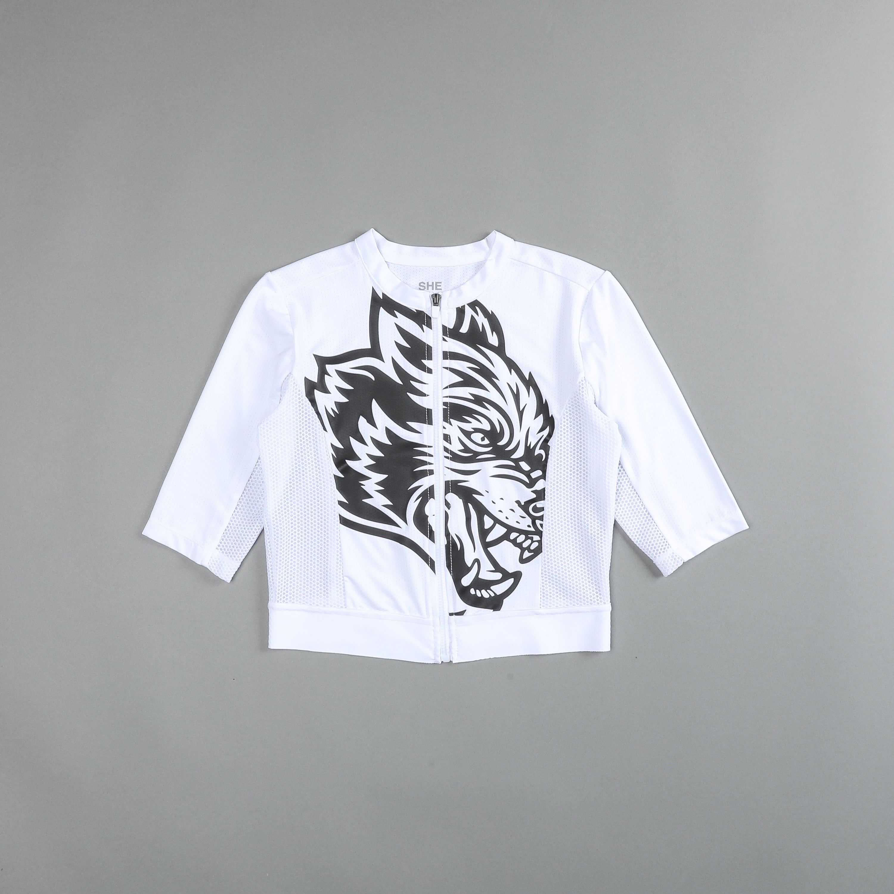 Big Wolf She Cycling Jersey in White — imagem 2