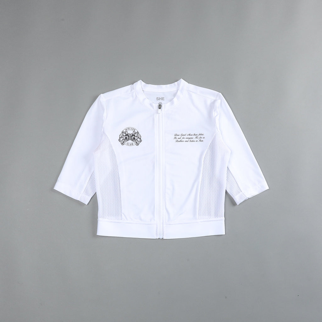 She Loyalty Armor Cycling Jersey in White - imagem 3