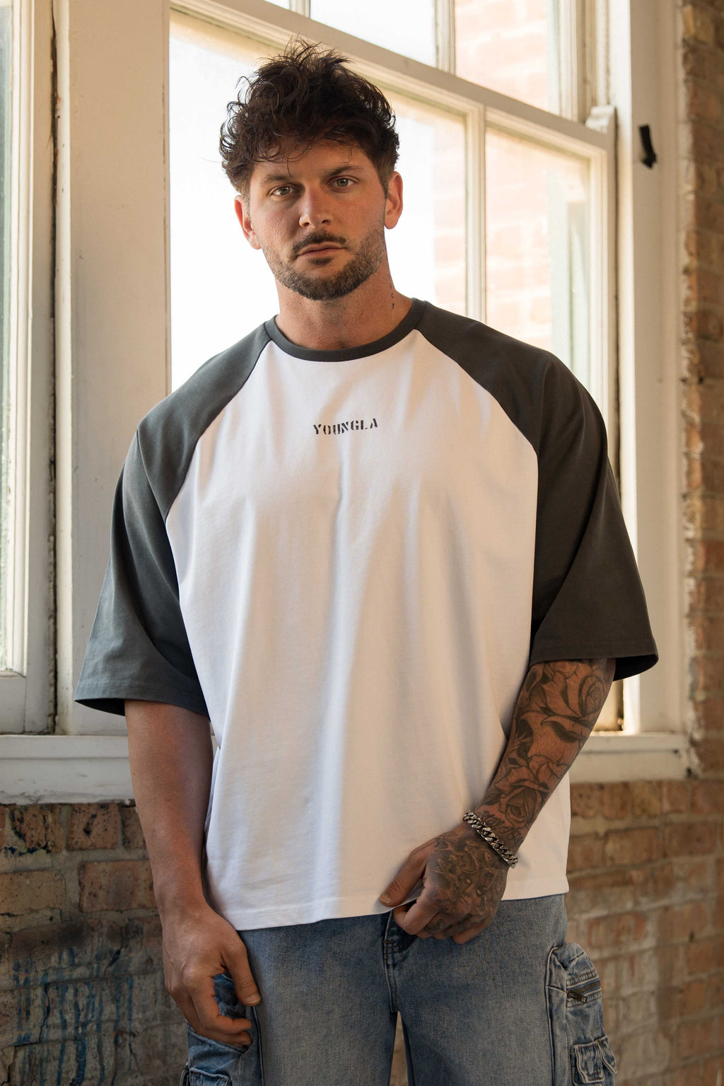 4139 - Oversized Baseball Tees — imagem 2
