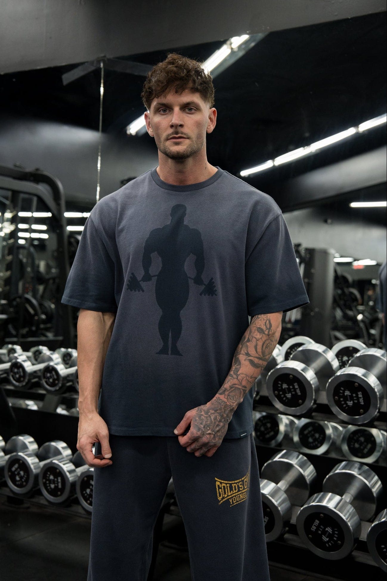 4285 - Gold's Iron Legacy Shadow Tees — imagem 2