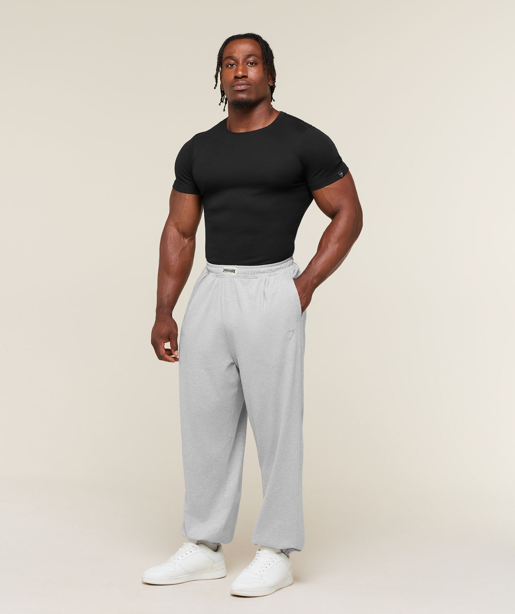 Jersey Pumper Pants - Bros Soft Grey Marl — imagem 3