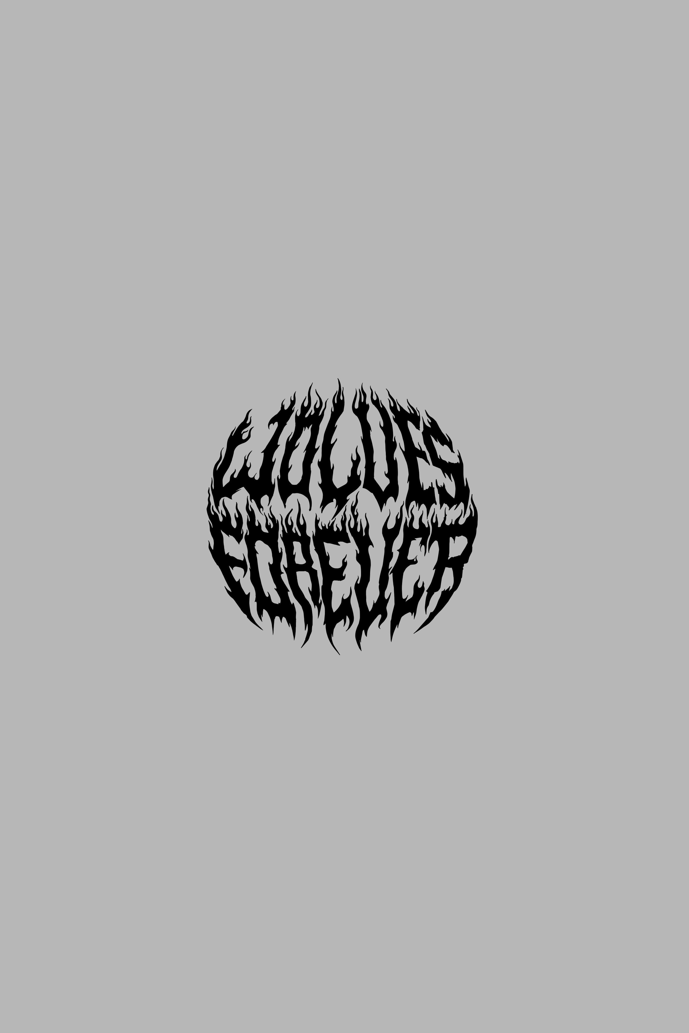 Wolves Forever Large Vinyl Decal in Black — imagem 1