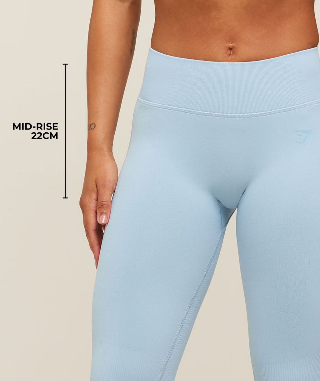 Lift Seamless 2.0 Mid-Rise Leggings - Chilled Blue — imagem 4