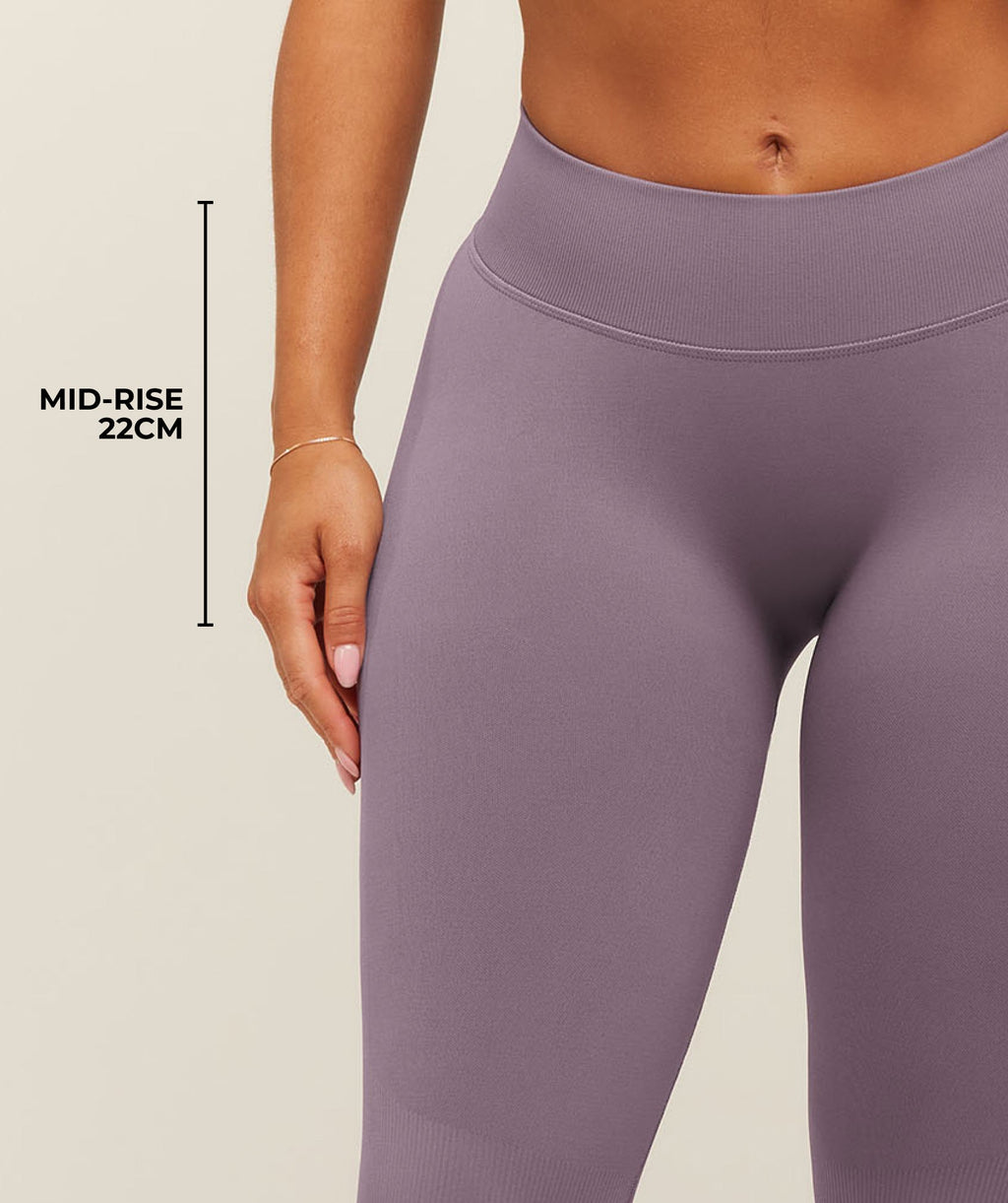 Lift Seamless 2.0 Mid-Rise Leggings - Dusk Purple — imagem 4