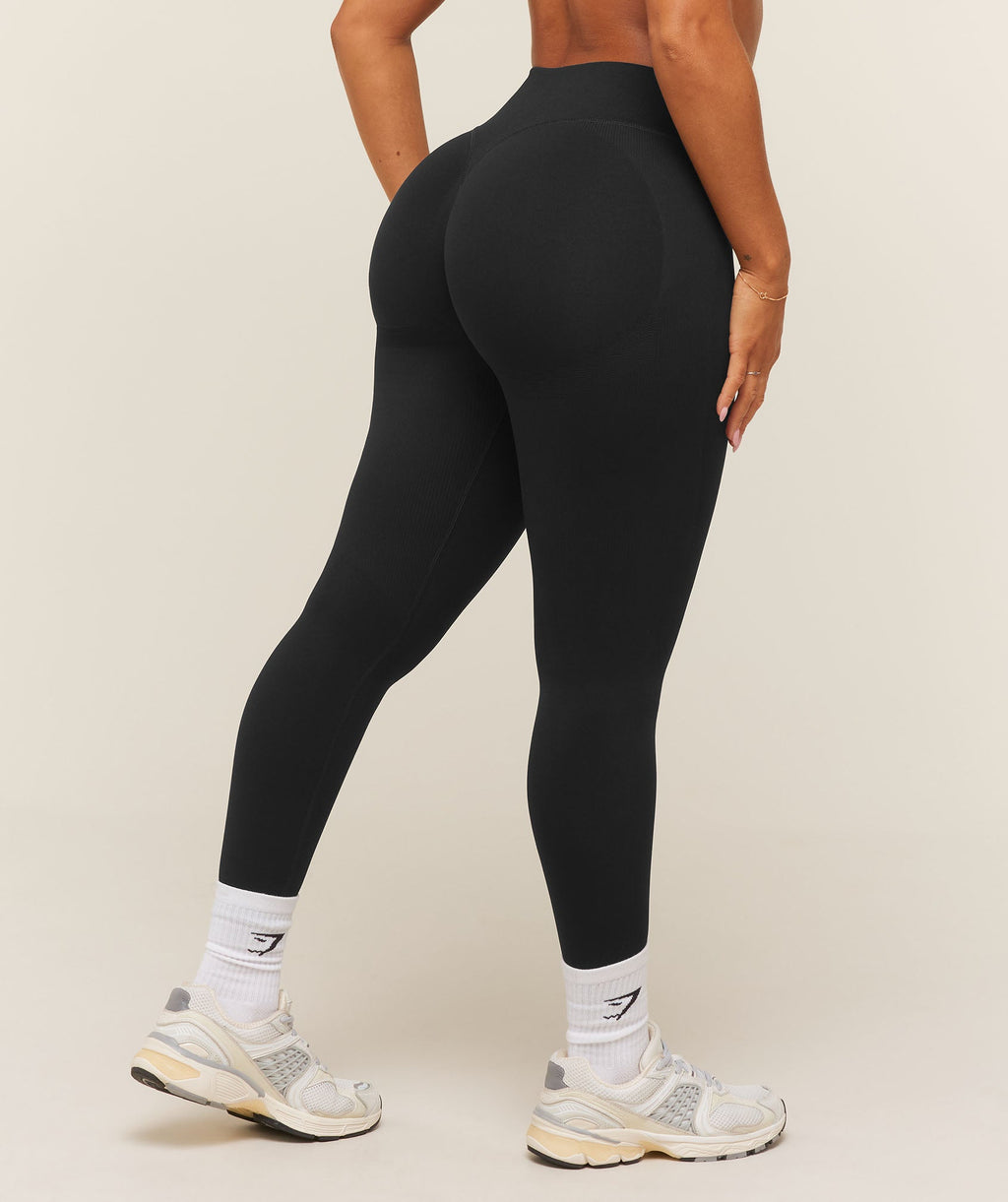 Lift Seamless 2.0 Mid-Rise Leggings - Black — imagem 1