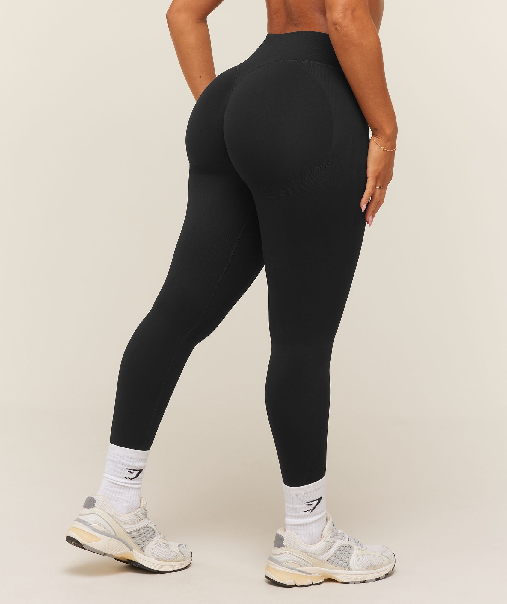 Lift Seamless 2.0 Mid-Rise Leggings - Black — imagem 1