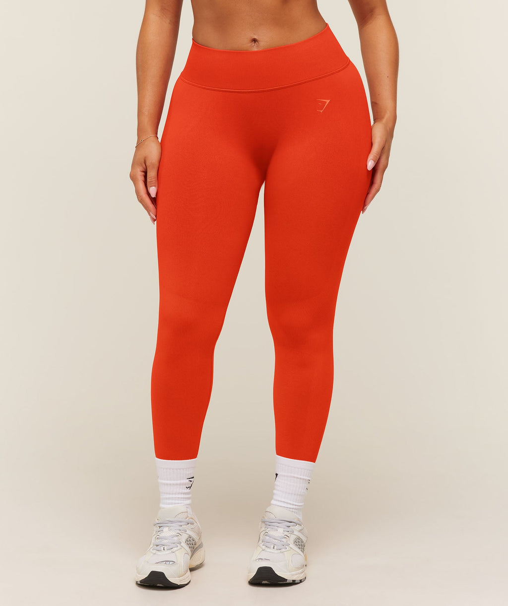 Lift Seamless 2.0 Mid-Rise Leggings - Bold Orange — imagem 2