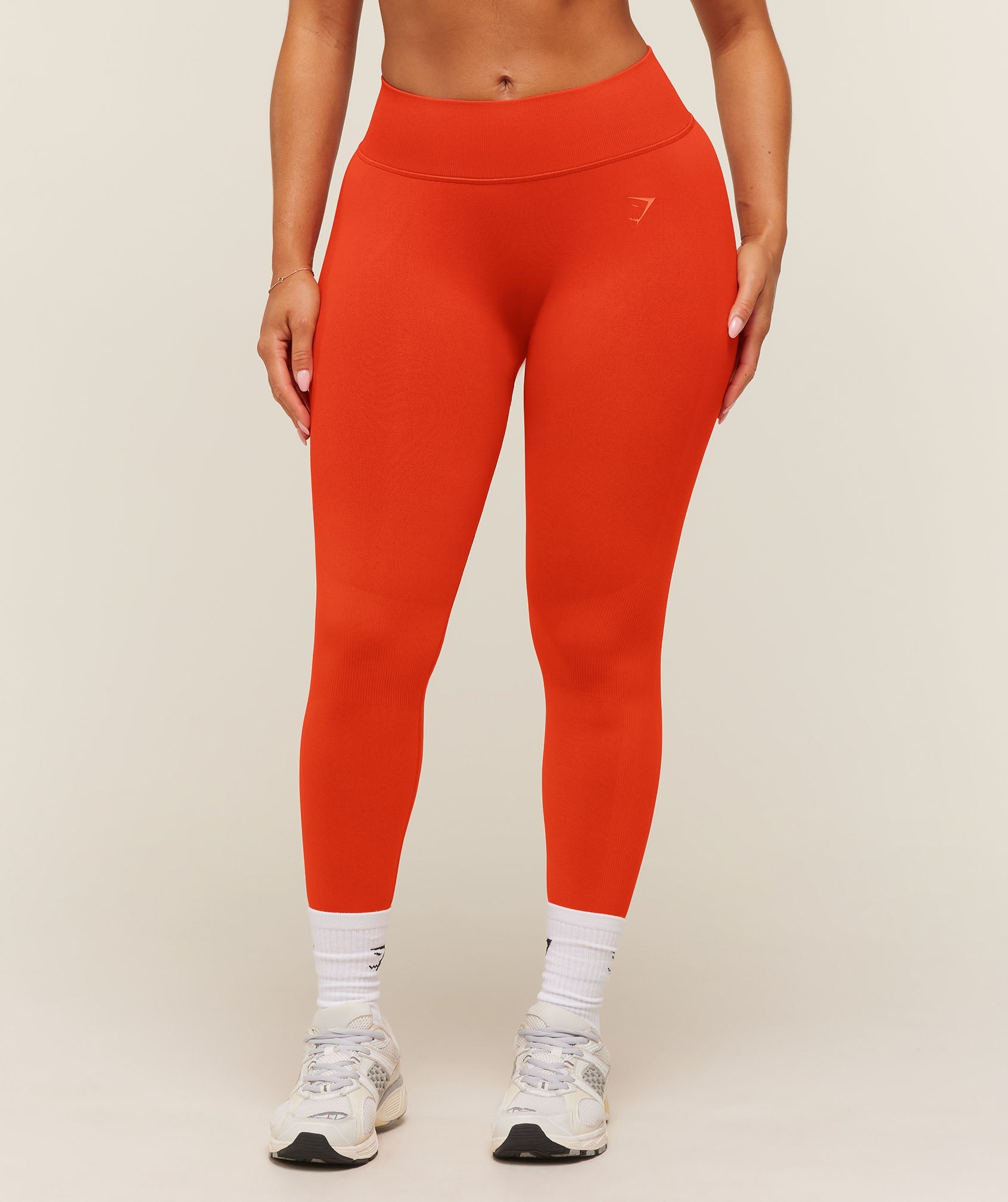 Lift Seamless 2.0 Mid-Rise Leggings - Bold Orange — imagem 2