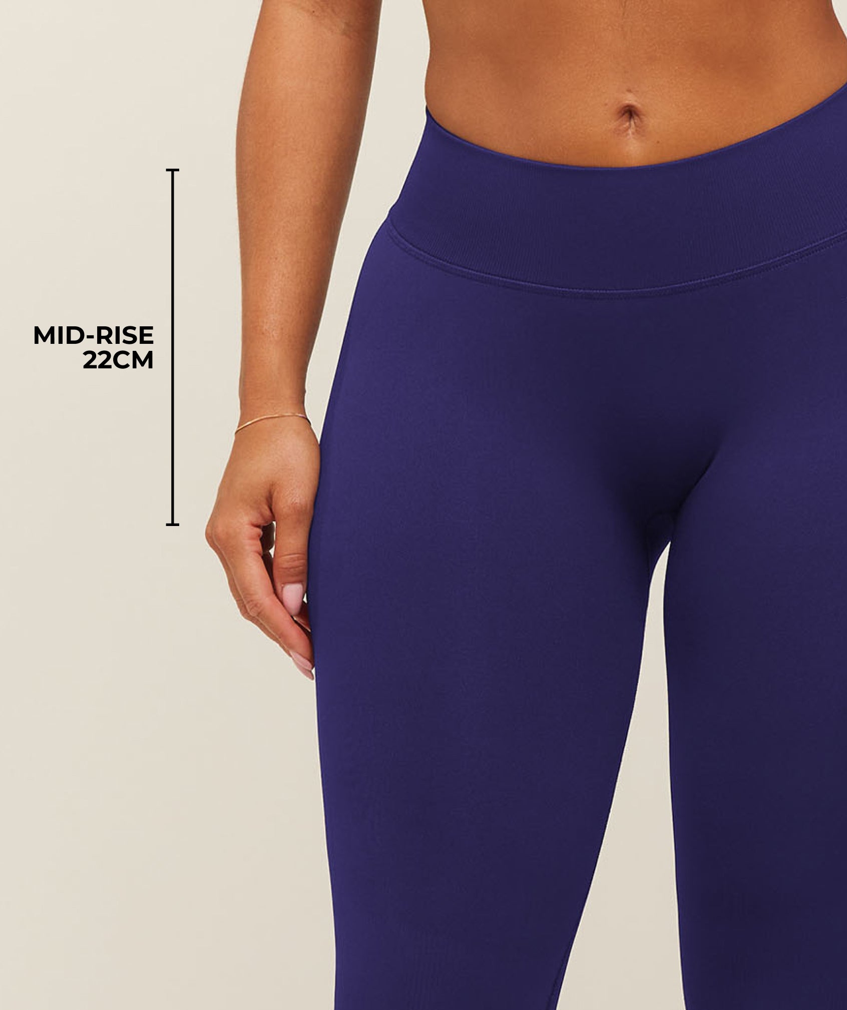 Lift Seamless 2.0 Mid-Rise Leggings - Indigo Purple — imagem 4