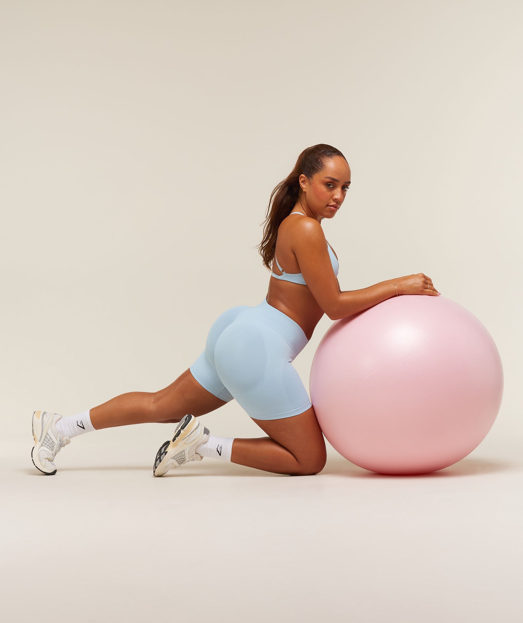 Lift Seamless 2.0 Mid-Rise Shorts - Chilled Blue — imagem 8