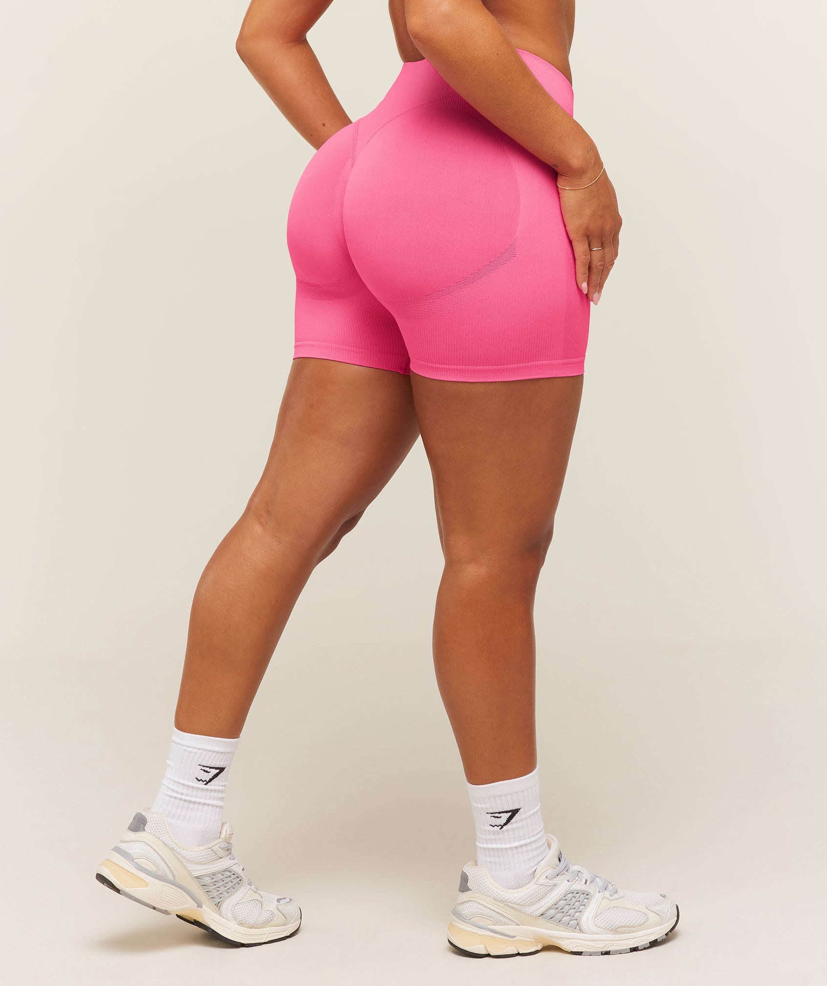 Lift Seamless 2.0 Mid-Rise Shorts - Physical Pink — imagem 5
