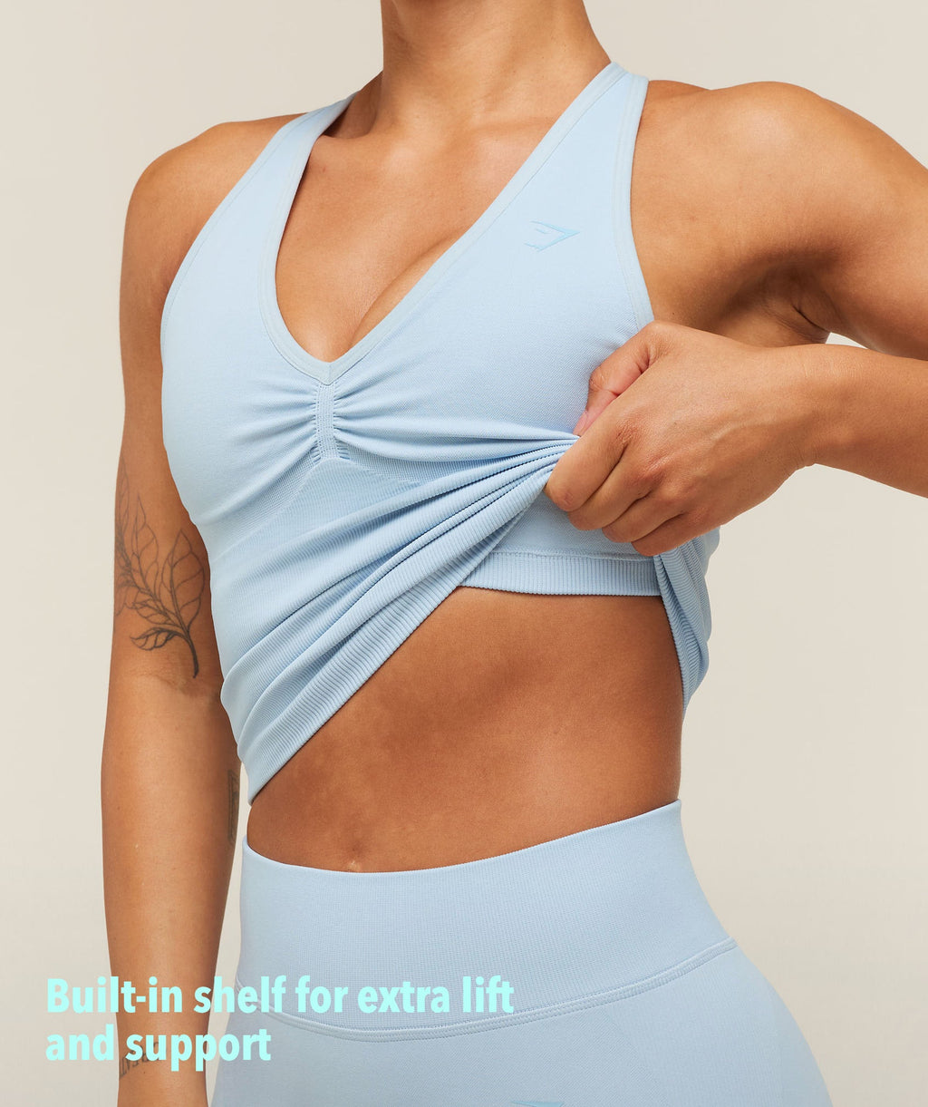 Lift Seamless Tank with Shelf - Chilled Blue — imagem 3