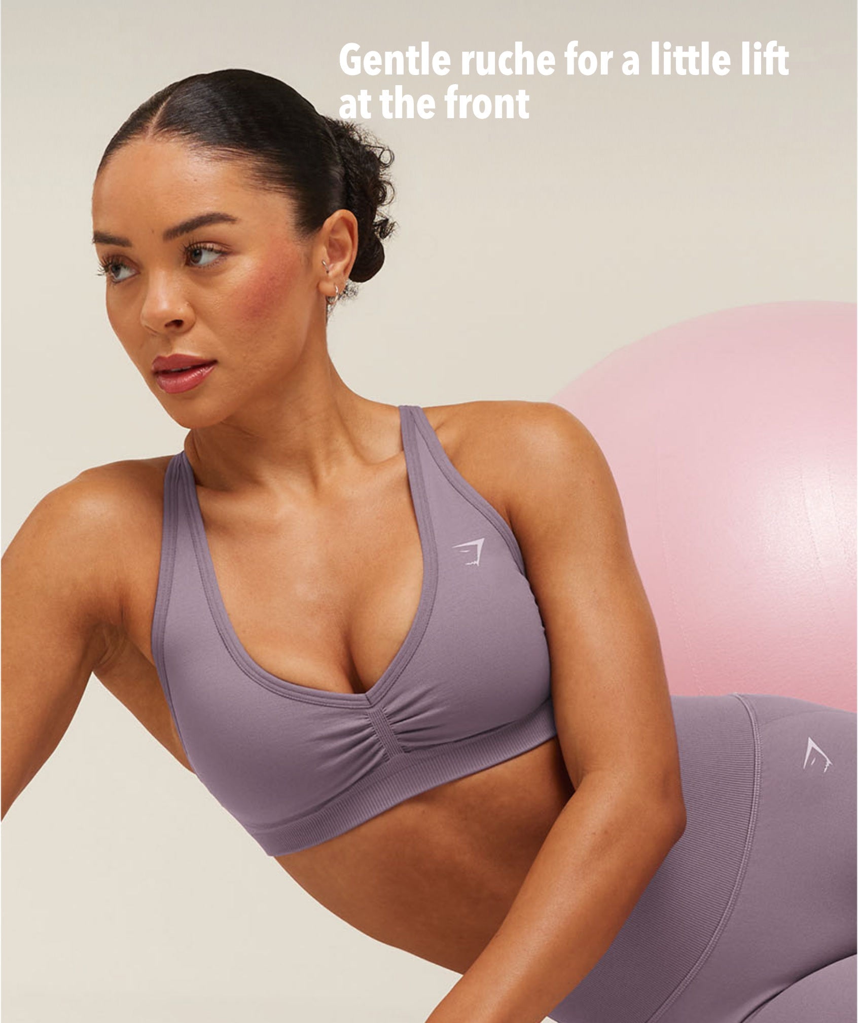 Lift Seamless Sports Bra - Dusk Purple — imagem 3