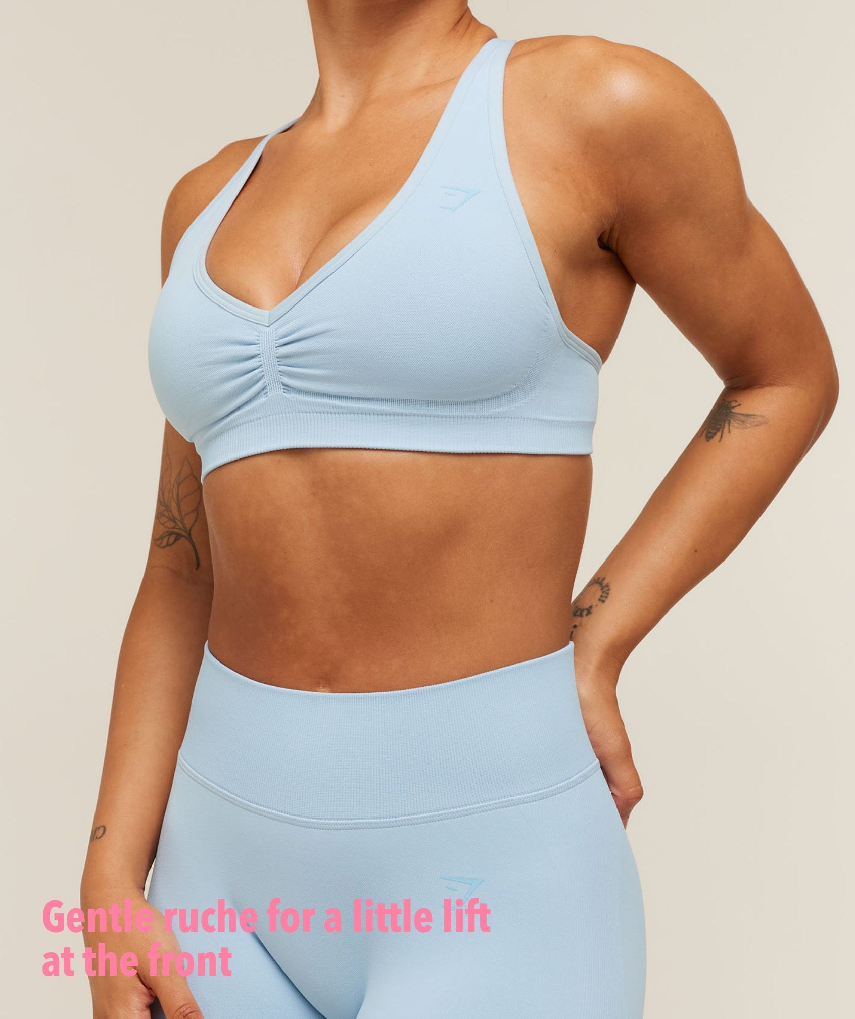 Lift Seamless Sports Bra - Chilled Blue — imagem 3