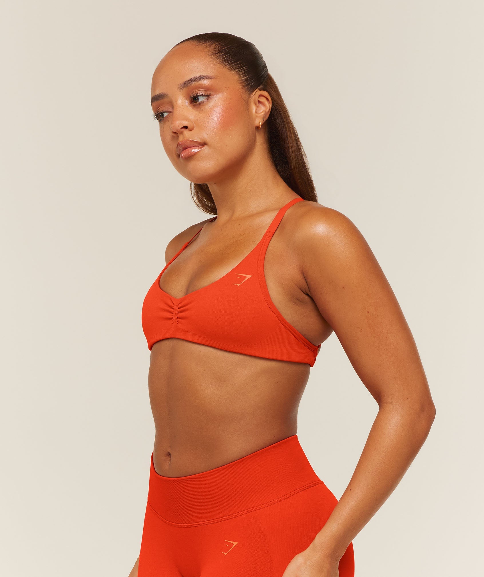 Lift Seamless 2.0 Sports Bra - Bold Orange — imagem 4