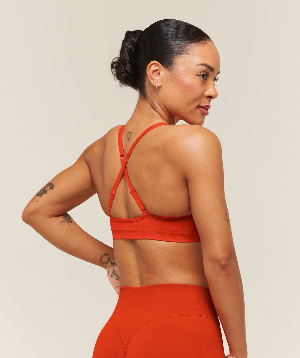 Lift Seamless Sports Bra - Bold Orange — imagem 2