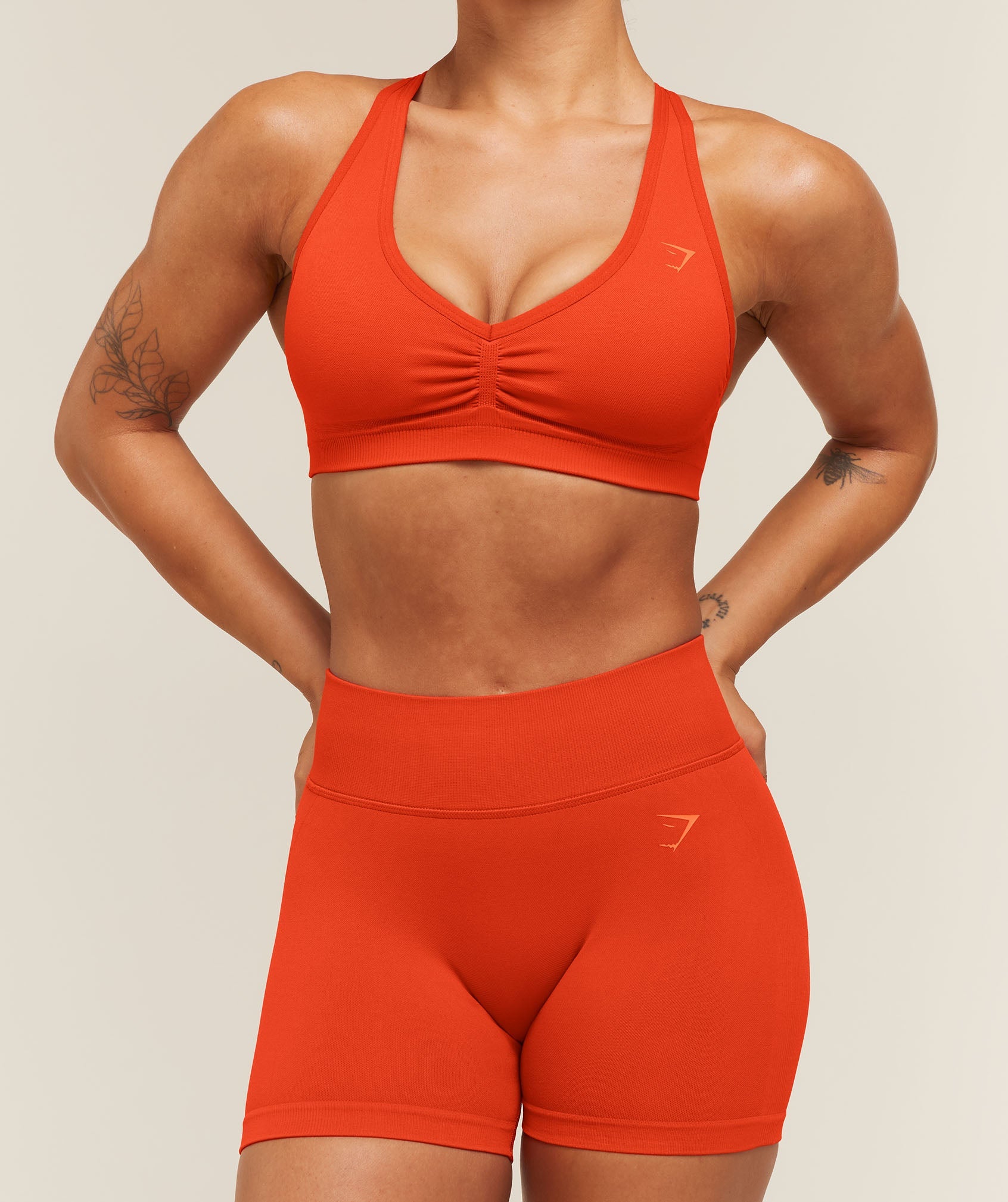 Lift Seamless Sports Bra - Bold Orange — imagem 5