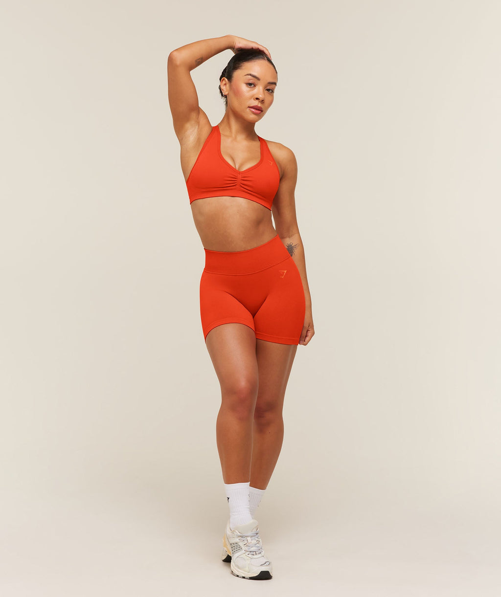 Lift Seamless Sports Bra - Bold Orange — imagem 7