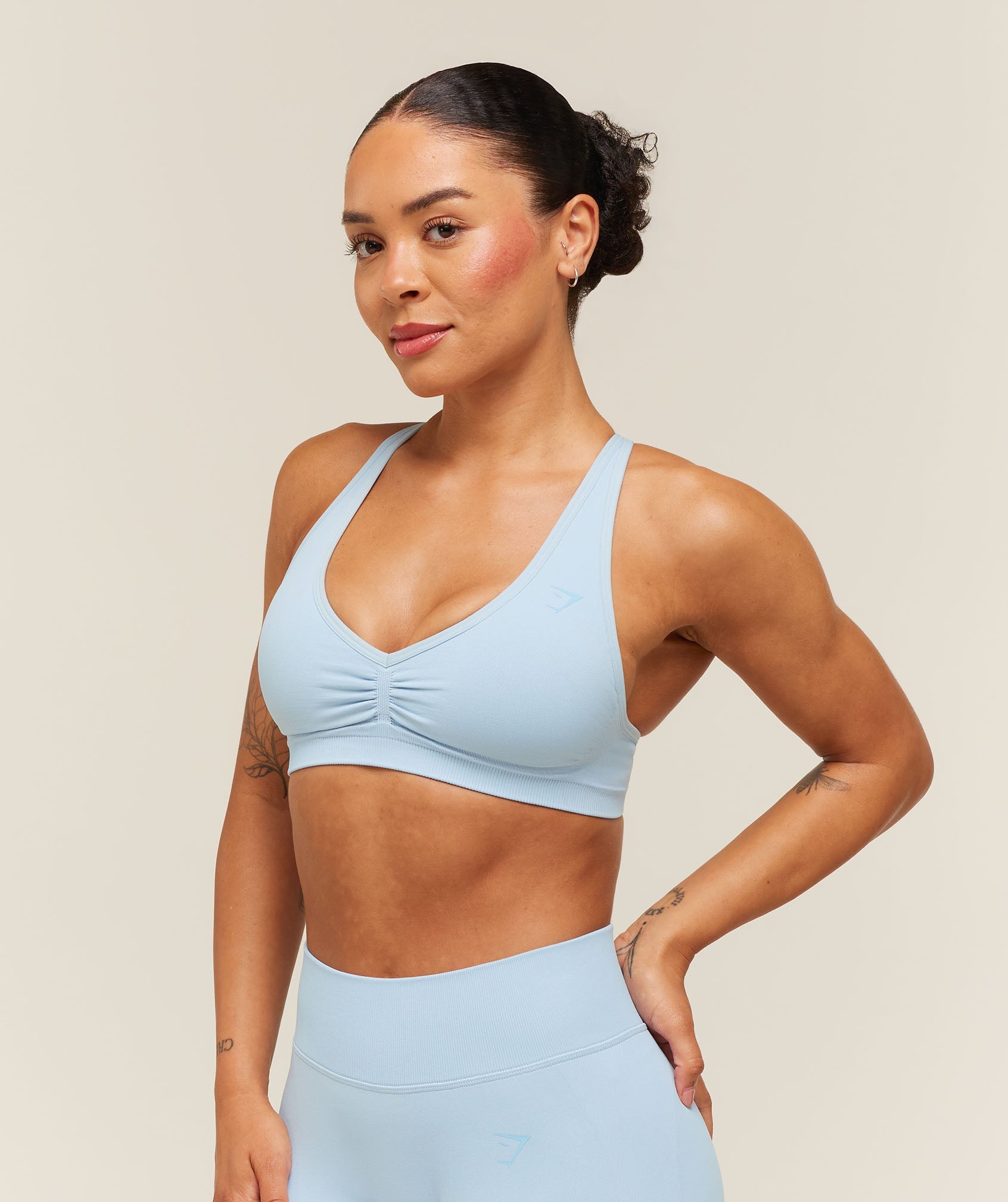 Lift Seamless Sports Bra - Chilled Blue — imagem 2