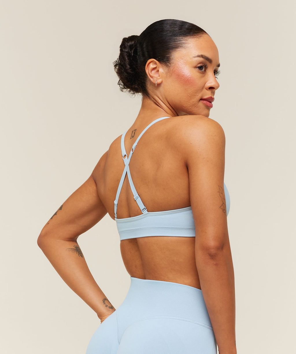 Lift Seamless Sports Bra - Chilled Blue — imagem 4