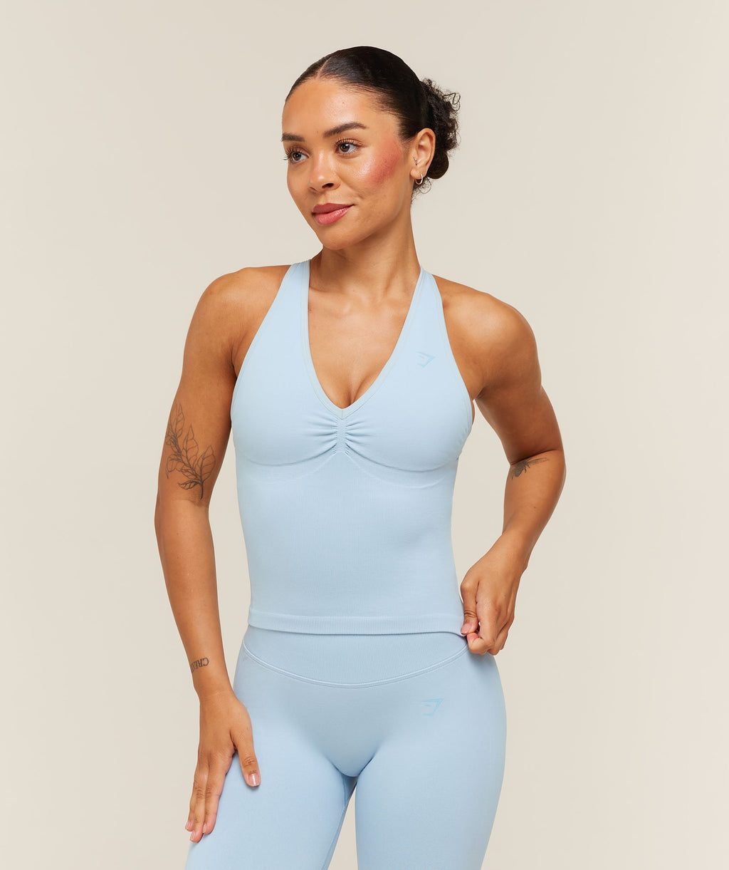 Lift Seamless Tank with Shelf - Chilled Blue — imagem 1
