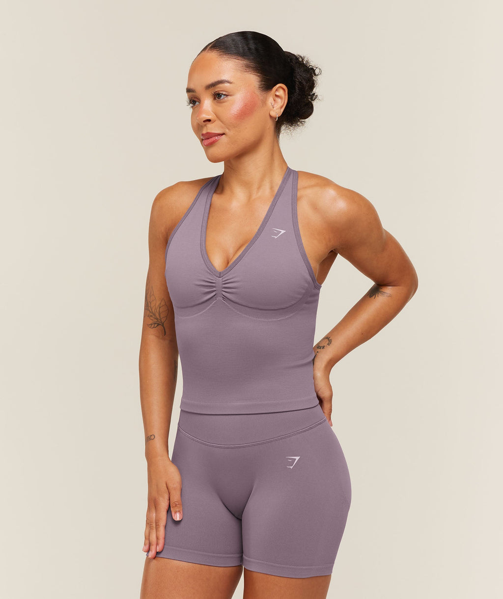 Lift Seamless Tank with Shelf - Dusk Purple — imagem 4