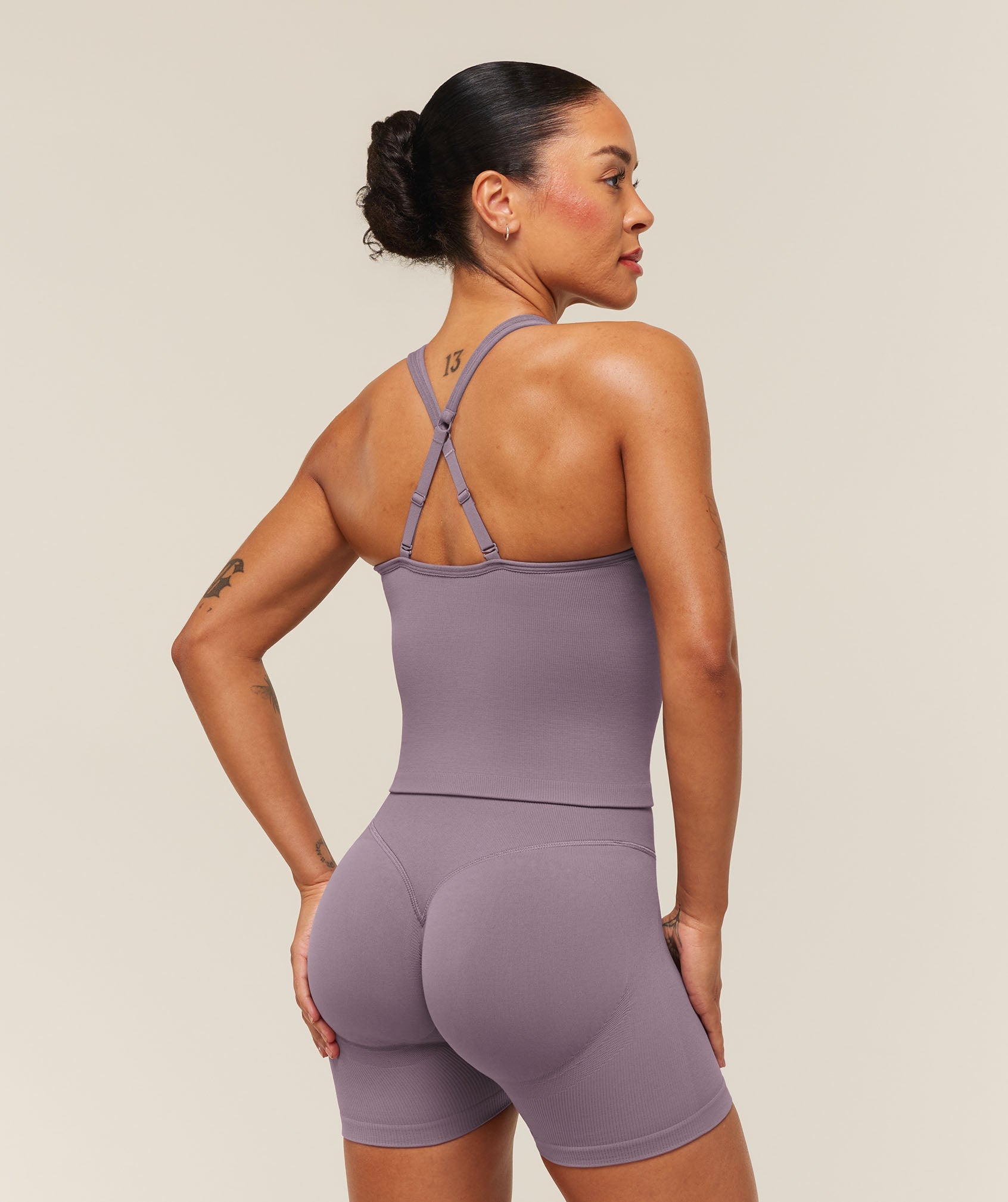 Lift Seamless Tank with Shelf - Dusk Purple — imagem 2
