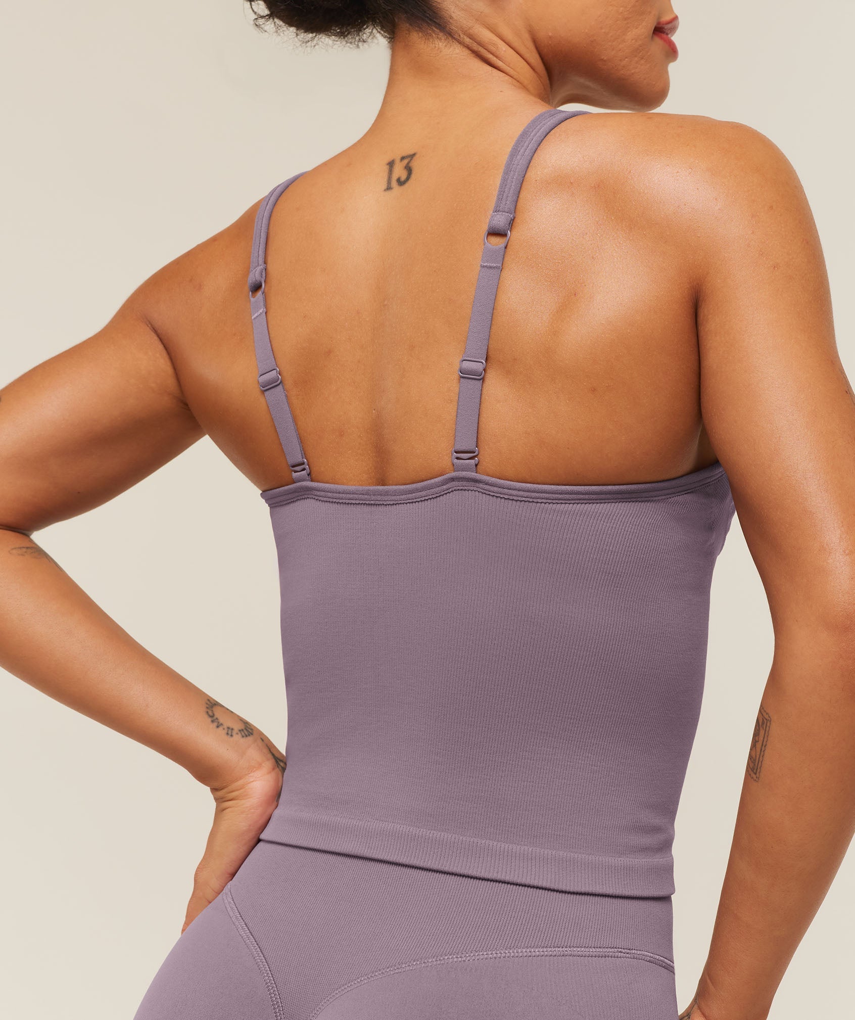 Lift Seamless Tank with Shelf - Dusk Purple — imagem 6