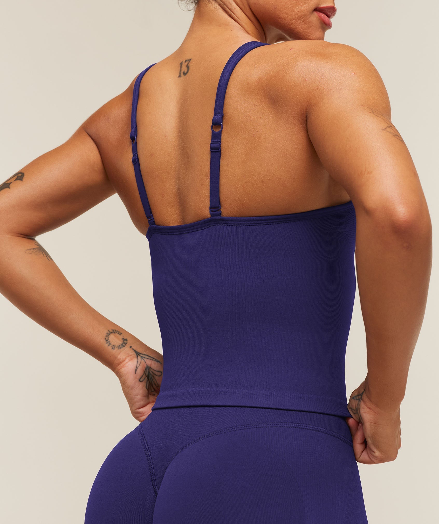 Lift Seamless Tank with Shelf - Indigo Purple — imagem 6