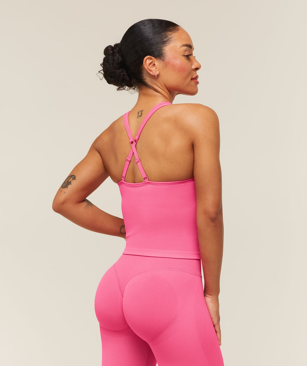 Lift Seamless Tank with Shelf - Physical Pink — imagem 2