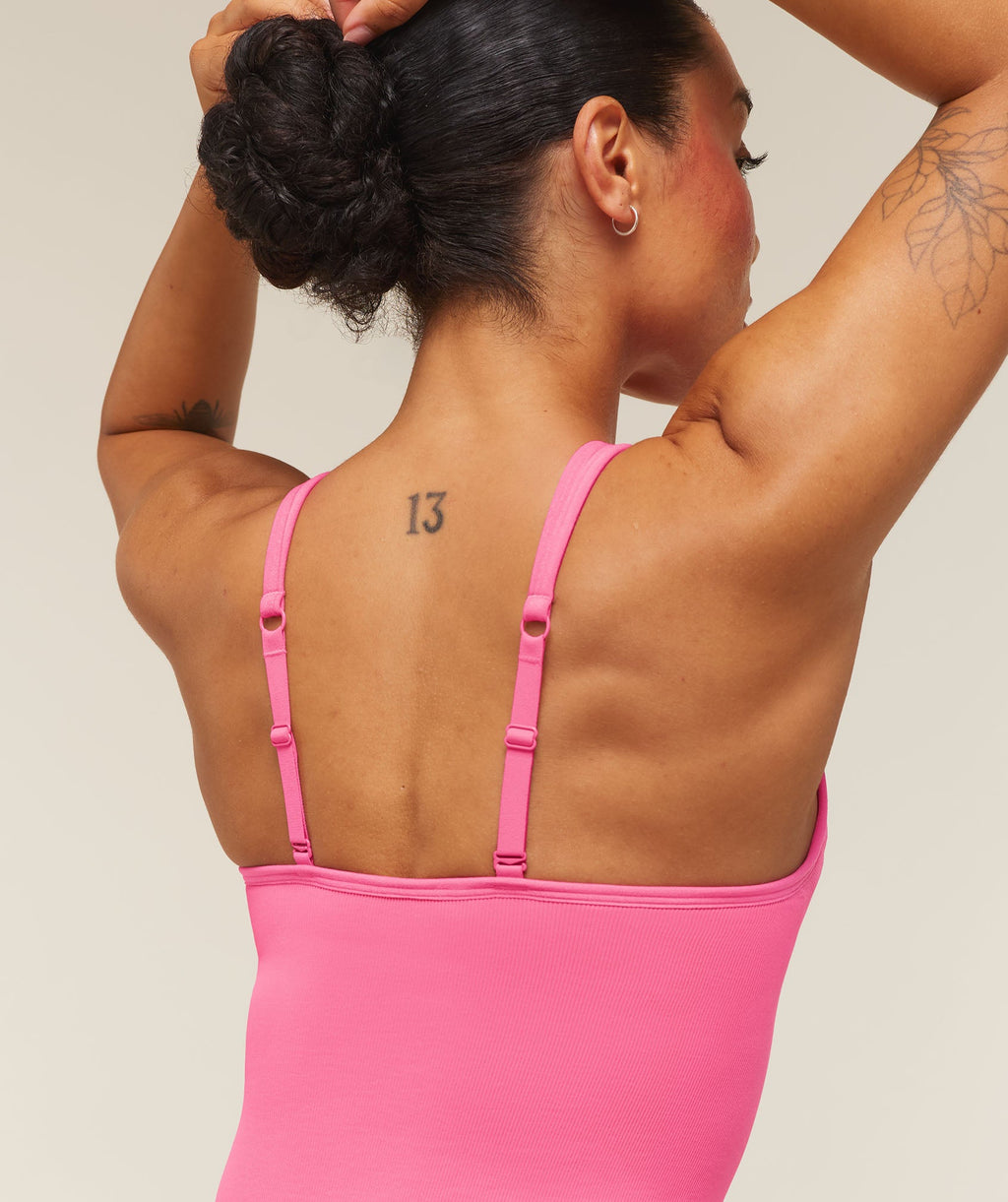Lift Seamless Tank with Shelf - Physical Pink — imagem 5