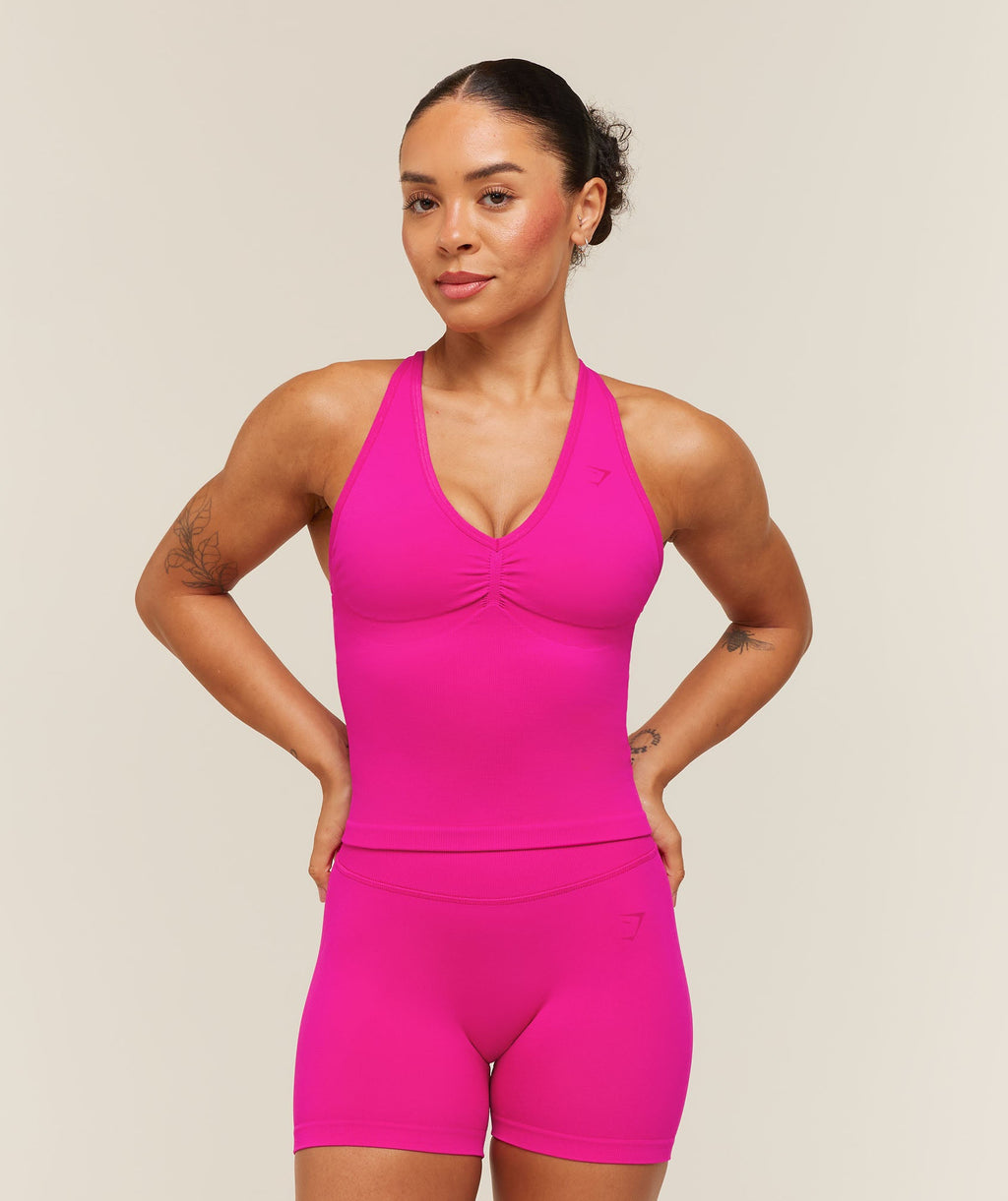 Lift Seamless Tank with Shelf - Super-Set Pink — imagem 1