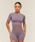 Lift Seamless Short Sleeve Top - Dusk Purple — imagem 1
