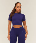 Lift Seamless Short Sleeve Top - Indigo Purple — imagem 1